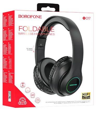 Bluetooth-наушники полноразмерные Bluetooth 5.0 400mah Borofone BO17