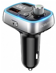FM-трансмиттер+АЗУ 2USB 2.4A Borofone BC32
