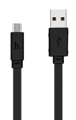 Дата-кабель USB 2.4A для micro USB Hoco X5 TPE 1м