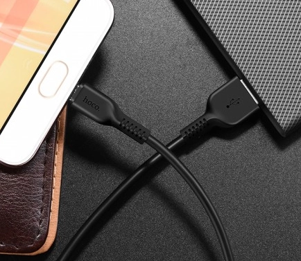 Дата-кабель USB 2.0A для micro USB Hoco X20 Flash TPE 1м