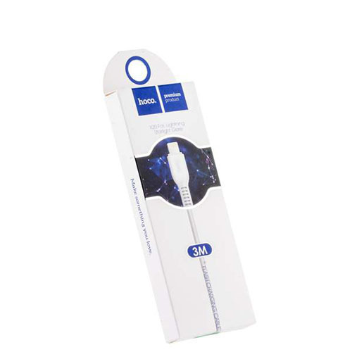 Дата-кабель USB 2.0A для Lightning 8-pin Hoco X20 FLASH TPE 3м