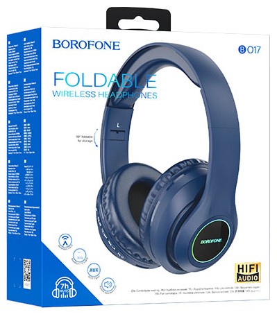 Bluetooth-наушники полноразмерные Bluetooth 5.0 400mah Borofone BO17