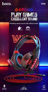 Наушники полноразмерные игровые с МК Hoco W102 Cool tour