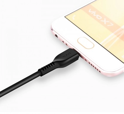 Дата-кабель USB 2.0A для micro USB Hoco X20 Flash TPE 1м