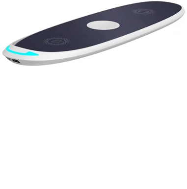 Беспроводное ЗУ 10Вт 3в1 смартфон часы наушники с кабелем Type-C 1м More choice CW12