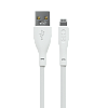 Дата-кабель USB 2.4A для Lightning 8-pin More choice K60i ПВХ 2м