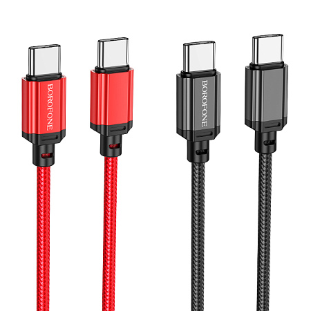 Дата-кабель USB 3.0A PD 60W для Type-C Type-C Borofone BX87 нейлон 1м