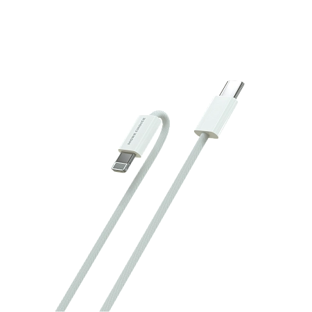 Дата-кабель USB 3.0A PD 20W для Lightning 8-pin Type-C More choice K73i нейлон 1м