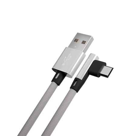 Дата-кабель USB 2.1A для micro USB More choice K27m нейлон 1м