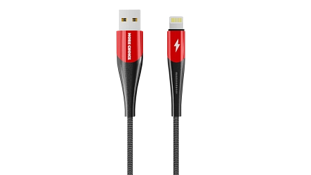 Дата-кабель Smart USB 2.4A для Lightning 8-pin More choice K41Si New нейлон 1м