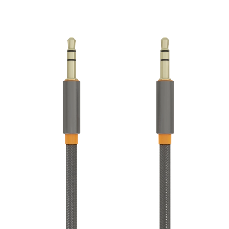 Аудиокабель AUX 3.5mm 1м More choice UK24 нейлон