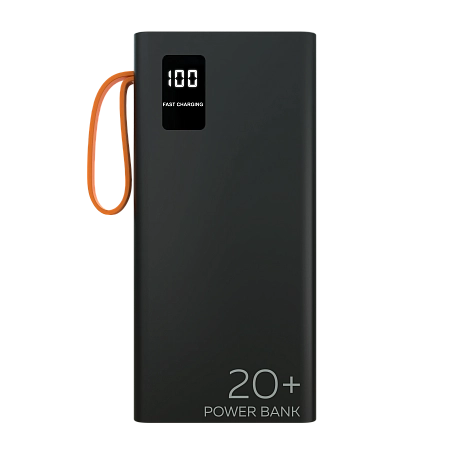 PURE Внешний аккумулятор 20000mAh 2USB 2.1A More choice PB22-20 с кабелем 