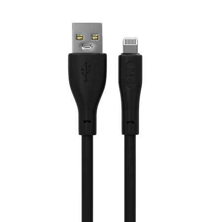 Дата-кабель USB 2.4A для Lightning 8-pin More choice K60i ПВХ 1м
