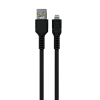 Дата-кабель USB 2.4A для Lightning 8-pin More choice K65i ПВХ 1м