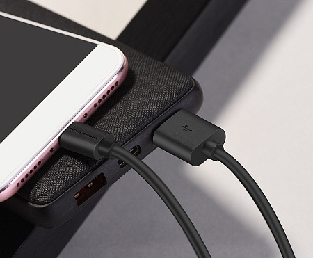 Дата-кабель USB 2.4A для Type-C More choice K13a TPE 1м