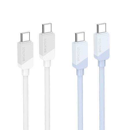 Дата-кабель USB 2.4A для Lightning 8-pin Borofone BX107 ПВХ 1м