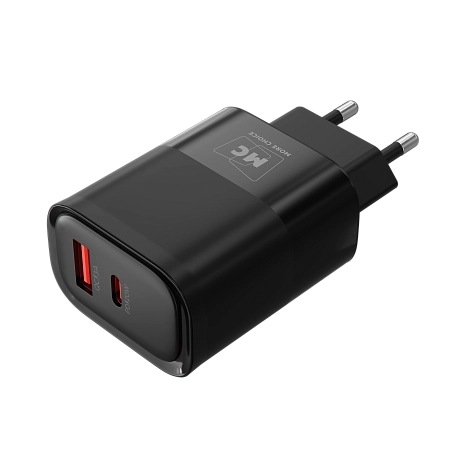 СЗУ 1USB+1Type-C 3.0A PD 20W+ QC3.0 быстрая зарядка для Lightning 8-pin Type-C More Choice NC81i