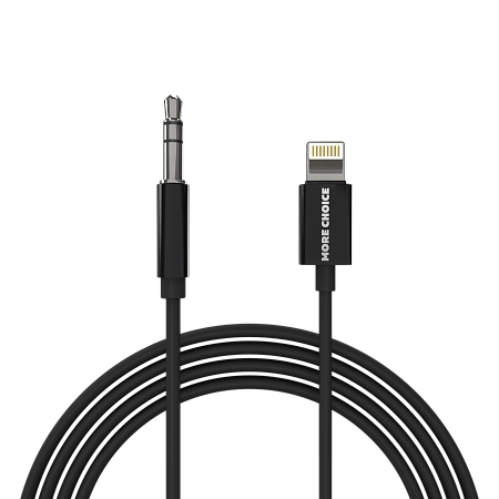 PURE Аудиокабель AUX 3.5mm Lightning 8-pin 1м More choice UK28i