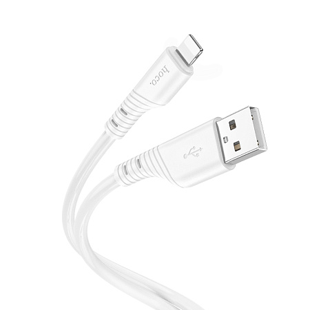 Дата-кабель USB 2.4A для Lightning 8-pin Hoco X97 силикон 1м