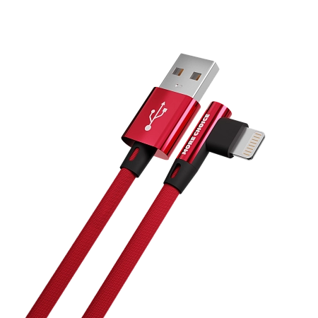 Дата-кабель USB 2.1A для Lightning 8-pin More choice K27i нейлон 1м