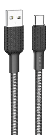 Дата-кабель USB 3.0A для Type-C Hoco X69 нейлон 1м