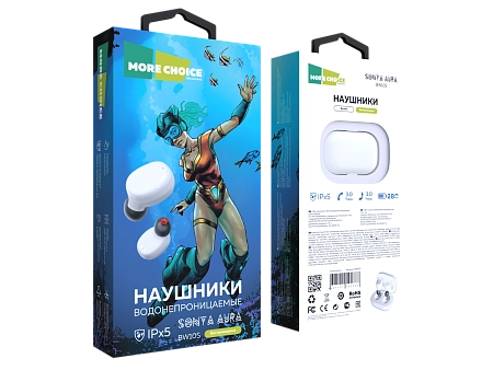 Bluetooth-наушники беспроводные Smart вакуумные More choice BW10S TWS