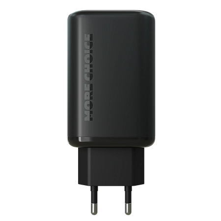 PURE СЗУ 1USB+2Type-C 3.0A PD 65W быстрая зарядка More Choice NC79