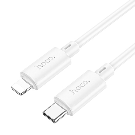 Дата-кабель USB 3.0A PD 20W для Lightning 8-pin Type-C Hoco X88 ПВХ 1м