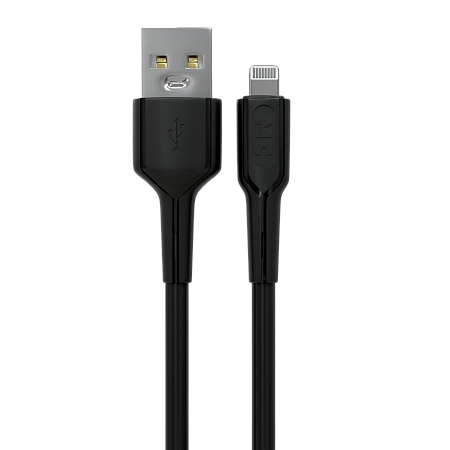 Дата-кабель USB 2.4A для Lightning 8-pin More choice K63i ПВХ 1м