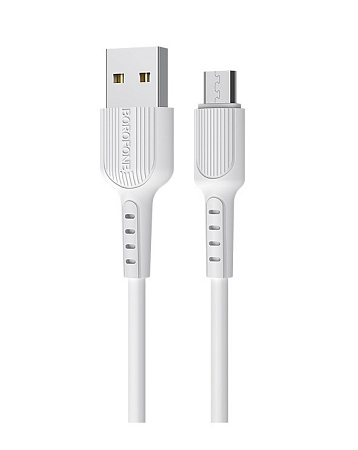 Дата-кабель USB 2.0A для micro USB Borofone BX16 TPE 1м