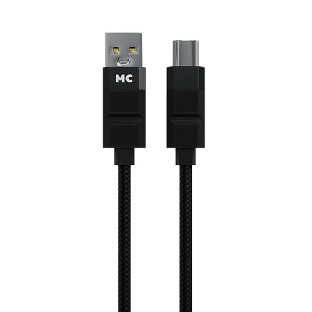 Дата-кабель USB 3.0A для Type-C More choice K87a нейлон 2м