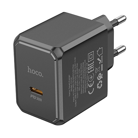 СЗУ 1Type-C 3.0A QC3.0 PD 30W быстрая зарядка Hoco CS15A