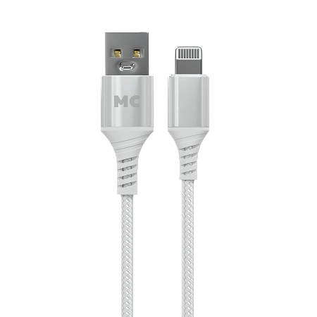 Дата-кабель USB 2.4A для Lightning 8-pin More choice K69i нейлон 2м