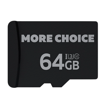 Карта памяти 64Gb Micro-SD More choice Class10 V10 MC64