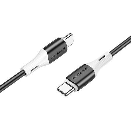 Дата-кабель USB 3.0A PD 60W для Type-C Type-C Borofone BX79 силикон 1м