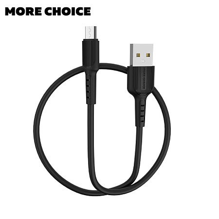 Дата-кабель USB 2.0A для micro USB More choice K26m TPE 1м