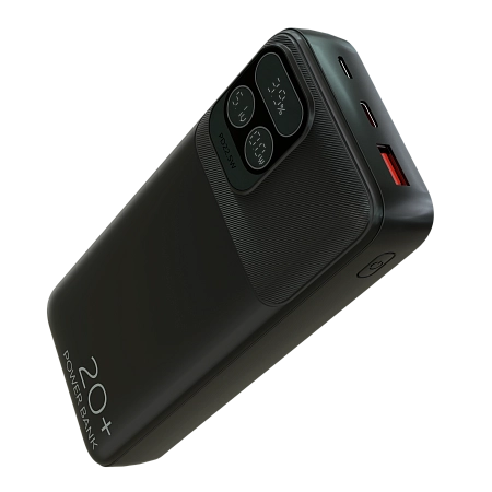 Внешний аккумулятор 20000mAh 1USB 3.0A 22.5W PD More choice PB55-20 с кабелем