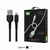 Дата-кабель USB 2.4A для Lightning 8-pin More choice K63i ПВХ 1м