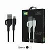 Дата-кабель USB 2.4A для micro USB More choice K81m ПВХ 1м