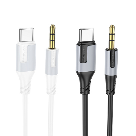 Аудиокабель AUX 3.5mm Type-C 1.0м Borofone BL19