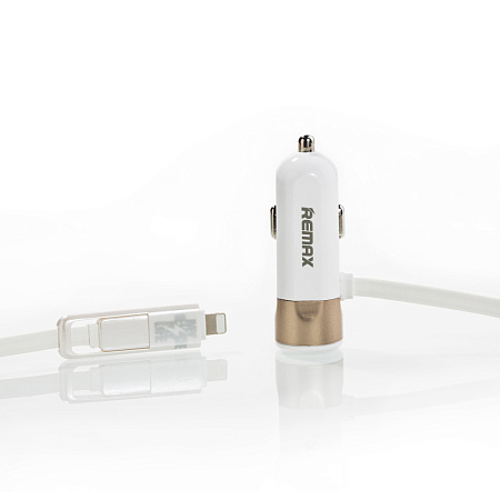 АЗУ 1USB 2.1A 2в1 для Lightning 8-pin, micro USB Remax RCC102
