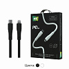 Дата-кабель USB 3.0A PD 27W для Lightning 8-pin Type-C More choice K60ia ПВХ 1м