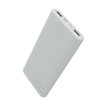 PURE Внешний аккумулятор 10000mAh 2USB 2.1A More choice PB11-10