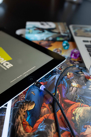 Дата-кабель Smart USB 2.4A для Lightning 8-pin Magnetic More choice K61Si нейлон 1м