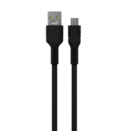 Дата-кабель USB 6.0A QC3.0 66W для Type-C More choice K65as ПВХ 1м