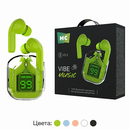 Bluetooth-наушники беспроводные вакуумные More choice BW07