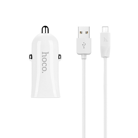 АЗУ 2USB 2.4A для micro USB HOCO Z12 