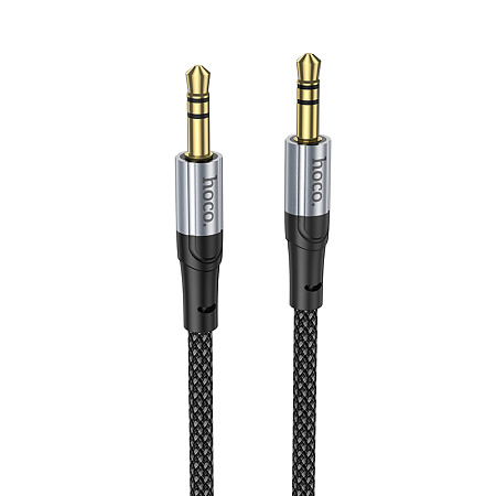 Аудиокабель AUX 3.5mm 1.0м Hoco UPA26 нейлон
