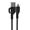 Дата-кабель USB 2.4A для micro USB More choice K81m ПВХ 2м