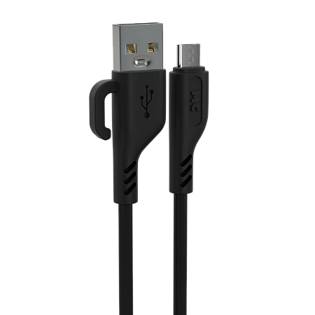 Дата-кабель USB 2.4A для micro USB More choice K81m ПВХ 2м